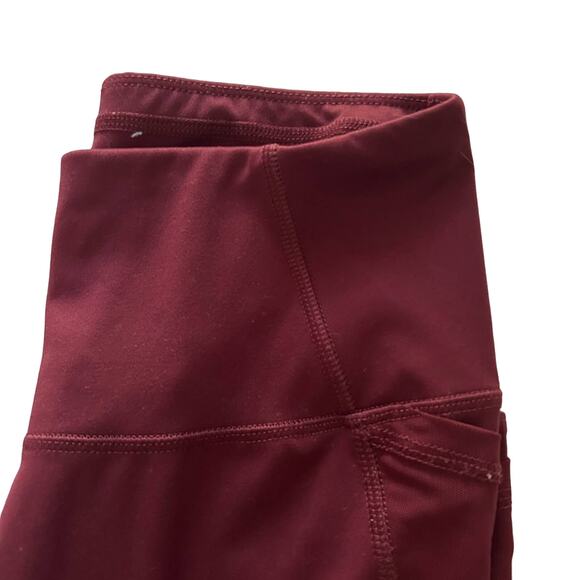 All In Motion Women's Maroon Leggings Small - Picture 3 of 5